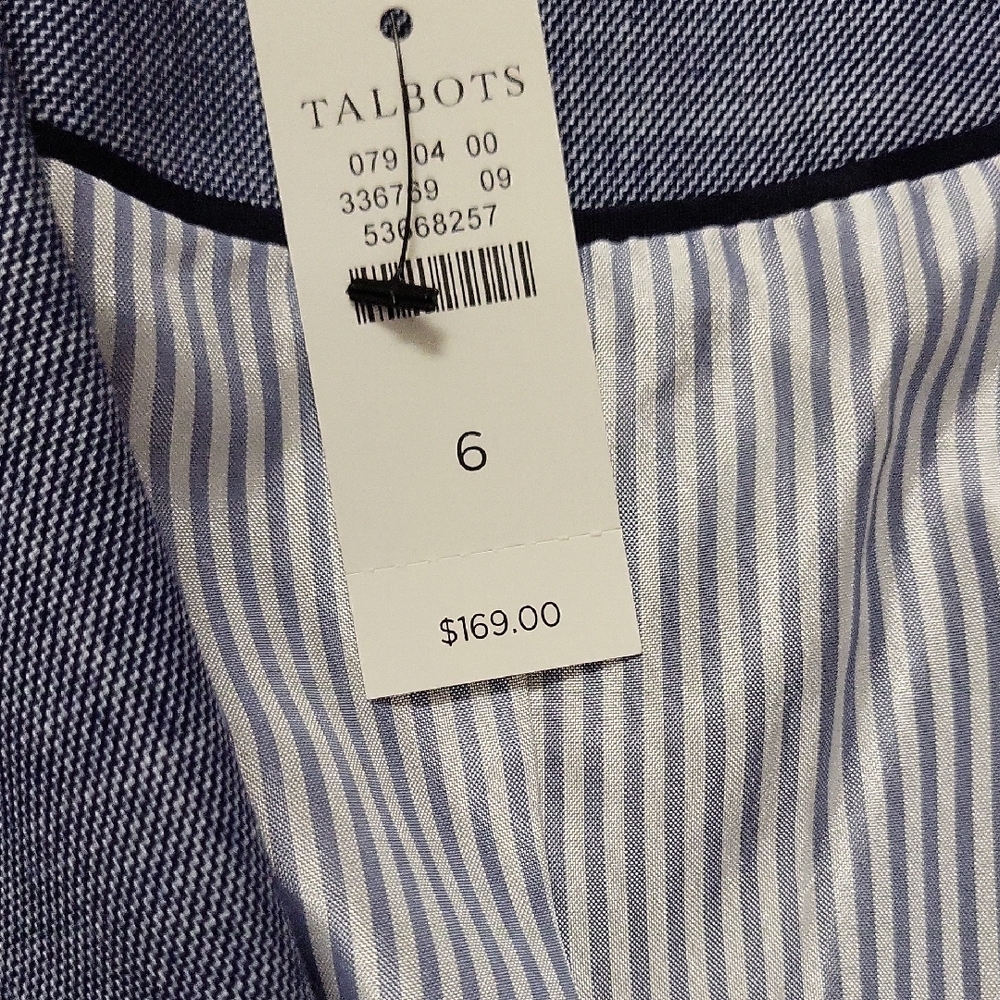 New Talbots Light Blue Womens  Suit - Picture 5 of 11